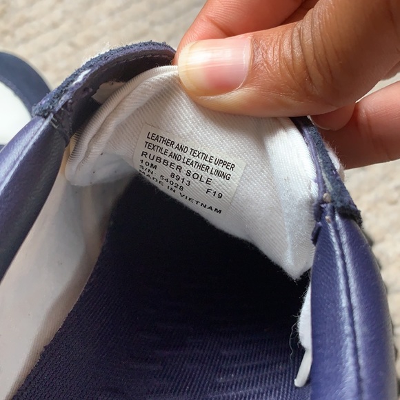 Tory Burch Sport Tennis Sneakers Blue White Shoes - Picture 10 of 10